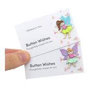 That's Crackers I Believe In You | Fairy | Button Wishes Sew On Token | Cracker Filler