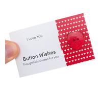 That's Crackers I Love You | Button Wishes Sew On Token | Little Gift | Cracker Filler