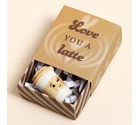 That's Crackers Love You A Latte | Mini Matchbox & Coffee Token | Little Gift | Cracker Filler