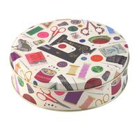 That's Crackers! Needles & Thread | Sewing Nik Naks Tin | Medium Round Tin | Gift Idea