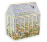 That's Crackers! Peter Rabbit Tin | Lush Greenhouse Shaped Scene | 13.5cm | Gift Idea