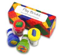 That's Crackers Play Bricks | 4 Self Inking Stampers for Kids | Cracker Filler | Party Bag Gift