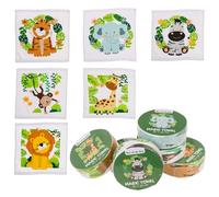 That's Crackers! Safari Animals | Magic Expanding Flannel | Single | Little Gift | Cracker Filler