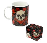 That's Crackers! Skulls & Roses | Gothic | Porcelain Mug | Boxed Gift Idea