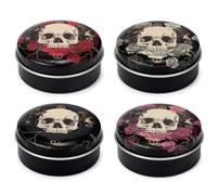That's Crackers! Skulls & Roses Lip Balm in Tin | Gothic | Single | Mini Gift | Cracker Filler