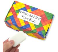 That's Crackers Wash Behind Your Ears | Zanzibar & Cedar | 20g Travel Soap Bar | Cracker Filler