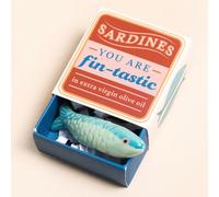 That's Crackers You Are Fintastic | Mini Matchbox & Sardine Token | Little Gift | Cracker Filler