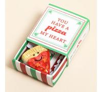That's Crackers You Have a Pizza My Heart | Mini Matchbox Token | Little Gift | Cracker Filler