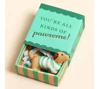 That's Crackers You're All Kinds of Pawsome | Mini Matchbox & Dachshund Token | Cracker Filler