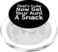 Thats Cute Now Get Your Aunt A Snack Thanksgiving Family PopSockets PopGrip for MagSafe