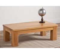 That's Furniture Dakota Chunky Oak Large Coffee Table For Living Room