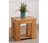 That's Furniture Dakota Solid Oak Lamp Table For Living Room
