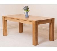 That's Furniture Kuba 180 X 90 Cm Chunky Oak Dining Table And 8 Chairs Dining Set With Berkeley Chairs