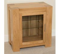 That's Furniture Kuba Solid Oak Media Unit with Storage - Brown