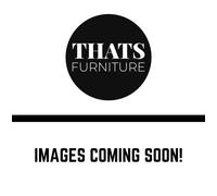 That's Furniture Oregon Round Oak Dining Table with Washington Leather Chairs - 1 - 4 chairs - Black