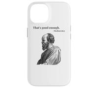 That's good enough. Mediocrates - black | Funny Philosopher Case for iPhone 14