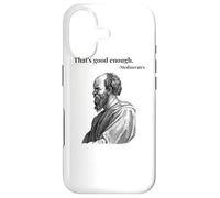 That's good enough. Mediocrates - black | Funny Philosopher Case for iPhone 17