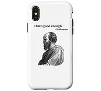That's good enough. Mediocrates - black | Funny Philosopher Case for iPhone X/XS