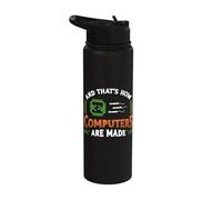 That's How Computers are Made Computer PC Hardware Engineer Stainless Steel Insulated Water Bottle