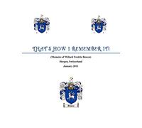 That's How I Remember It