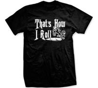That's How I Roll Mariuana 420 Friendly Blunt Weed Leaf Kush T Shirt Graphic Unisex Tee Black XXL