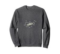 Thats Humerus Funny Anatomy Pun for Medical Students Sweatshirt, Adult Unisex, Dark Heather Grey, XXL