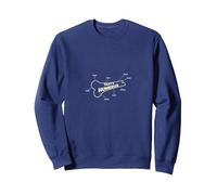 Thats Humerus Funny Anatomy Pun for Medical Students Sweatshirt, Adult Unisex, Navy, XXL