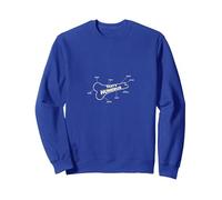 Thats Humerus Funny Anatomy Pun for Medical Students Sweatshirt, Adult Unisex, Royal Blue, XXL