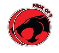 Thats it - Thunder Cat Stickers - Vinyl Bumper Sticker for Car, Van, and SUV - Waterproof Decal for Waterbottle and Laptop - Indoor and Outdoor Use for MacBook - Long Lasting Cup Decal - TI 339