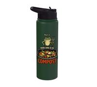 Thats It Your Going in The Compost Frog Gardener Pitchfork Stainless Steel Insulated Water Bottle