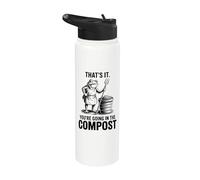 That's It You're Going in The Compost, Frog, Gardener Stainless Steel Insulated Water Bottle