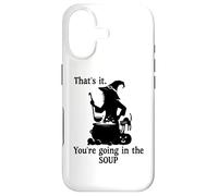 That's It You're Going in the Soup Cat Witch Witches Brew Case for iPhone 17