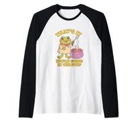 That's It You're Going in The Soup Frog Cauldron Spooky Raglan Baseball Tee
