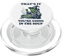 That's It You're Going In The Soup Frog PopSockets PopGrip for MagSafe