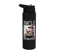That's It You're Going in The Soup Frog Stainless Steel Insulated Water Bottle