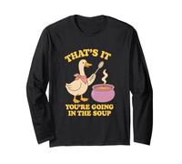 That's It You're Going in The Soup Goose Cauldron Halloween Long Sleeve T-Shirt
