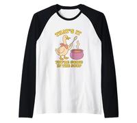 That's It You're Going in The Soup Goose Cauldron Halloween Raglan Baseball Tee
