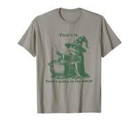 That's It You're Going in The Soup Wizard Frog Humor Frog T-Shirt