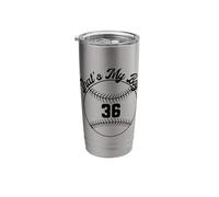 That's My Boy Baseball Number #36 Stainless Steel Insulated Tumbler