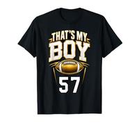 That's My Boy Number 57 Football Value Graphic T-Shirt