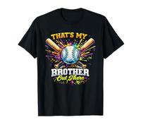 That's My Brother Out There Baseball Ice Cream Crossed Bats T-Shirt