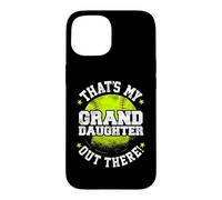 That's My Grand Daughter Out There Softball Player Softball Case for iPhone 15