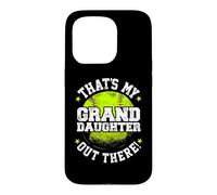 That's My Grand Daughter Out There Softball Player Softball Case for iPhone 15 Pro