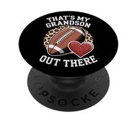 Thats My Grandson Out There Football Player Family Cheer PopSockets Adhesive PopGrip