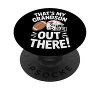 Thats My Grandson Out There Football Supporter Proud Family PopSockets Adhesive PopGrip