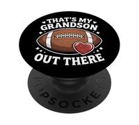 Thats My Grandson Out There Sports Fan Family Football PopSockets Adhesive PopGrip