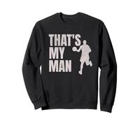 That's My Man Gen Alpha Slang Words Basketball Sweatshirt