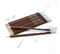 That's My Pencil 12 Personalised Hexagonal Graphite Pencils - Embossed with Name, German Made Pencils and Printed in the UK (Chocolate Brown)