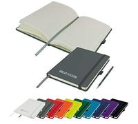 That's My Pencil Pastel Shades A5 Notebooks Personalised with name/Note Pad- Printed with Name with a matching pens (Grey)