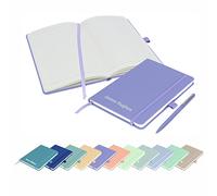 That's My Pencil Pastel Shades A5 Notebooks Personalised with name/Note Pad- Printed with Name with a matching pens (Pastel Purple)